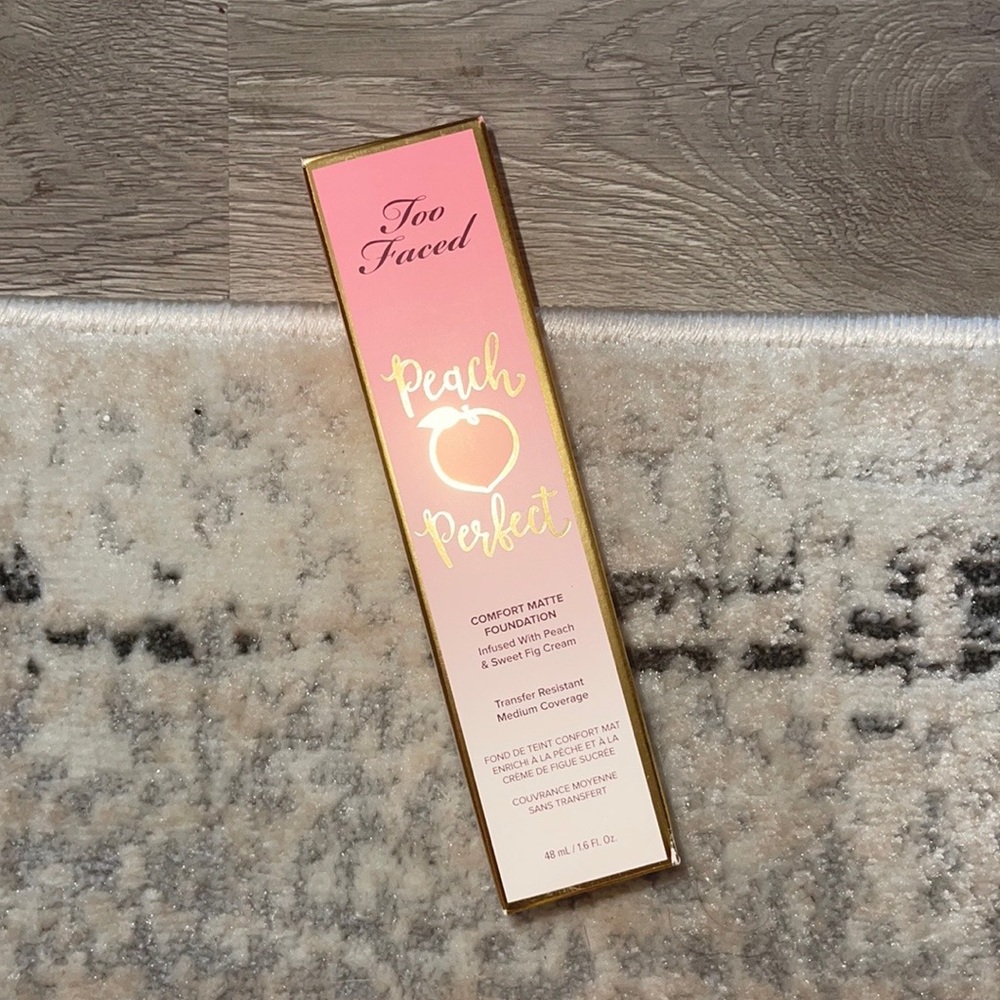 Too faced perfect peach foundation shade cocoa